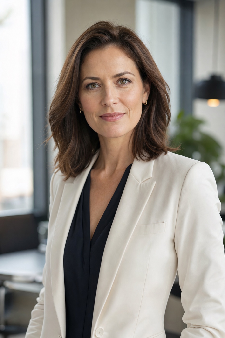 Portrait of Claire, CEO of Caelus Advisory